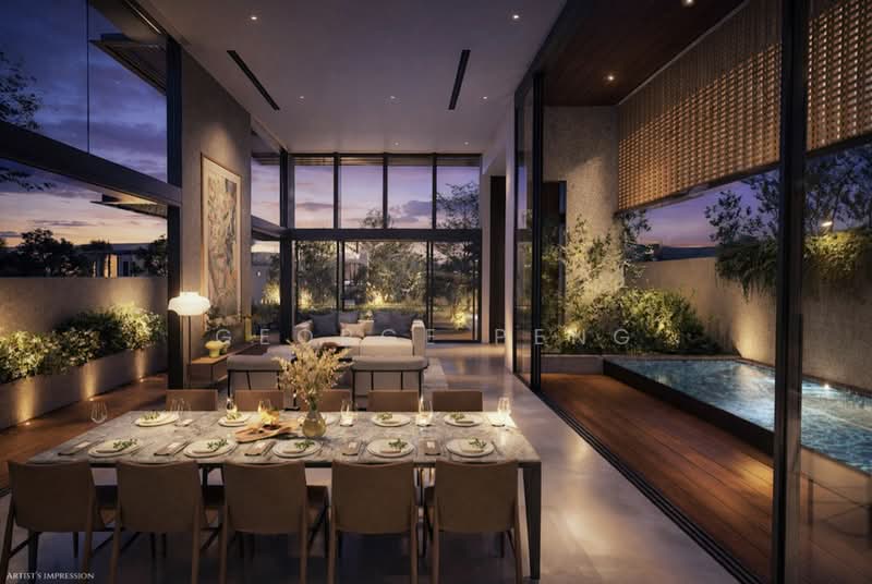 Ventura House Sian Tuan Avenue Hong Kong Park, Sian Tuan Avenue, 7 Bedrooms, 14,482 sqft, Detached House For Sale, by George Peng, 500196453 - Dining Room - PropertyGuru.com.sg