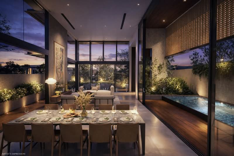 Ventura House Sian Tuan Avenue Hong Kong Park, Sian Tuan Avenue, 7 Bedrooms, 14,482 sqft, Detached House For Sale, by Jun Wei Lee, 500196461 - Dining Room - PropertyGuru.com.sg