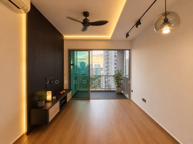 The Interweave, 21 Kim Keat Road, 2 Bedrooms, 689 sqft, Condominium For Rent, by Jordon Chan, 500196480 - Living room and Balcony - PropertyGuru.com.sg