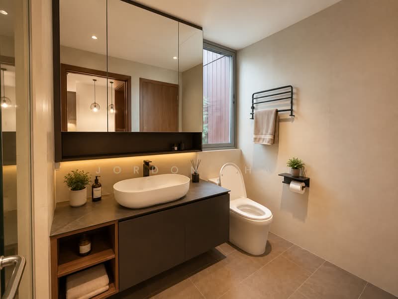 The Interweave, 21 Kim Keat Road, 2 Bedrooms, 689 sqft, Condominium For Rent, by Jordon Chan, 500196480 - Master Bathroom - PropertyGuru.com.sg