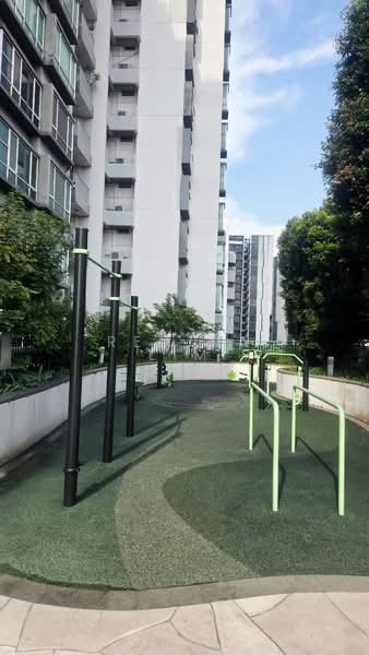 One Leicester, 1 Leicester Road, 3 Bedrooms, 1,206 sqft, Condominium For Rent, by Regina Lim, 500196531 - Outdoor Fitness - PropertyGuru.com.sg