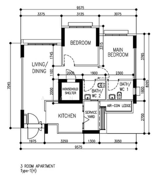188A Fengshan GreenVille, 188A Bedok North Street 4, 2 Bedrooms, 732 sqft, HDB Flat For Sale, by Alan Tan, 500196566 - PropertyGuru.com.sg