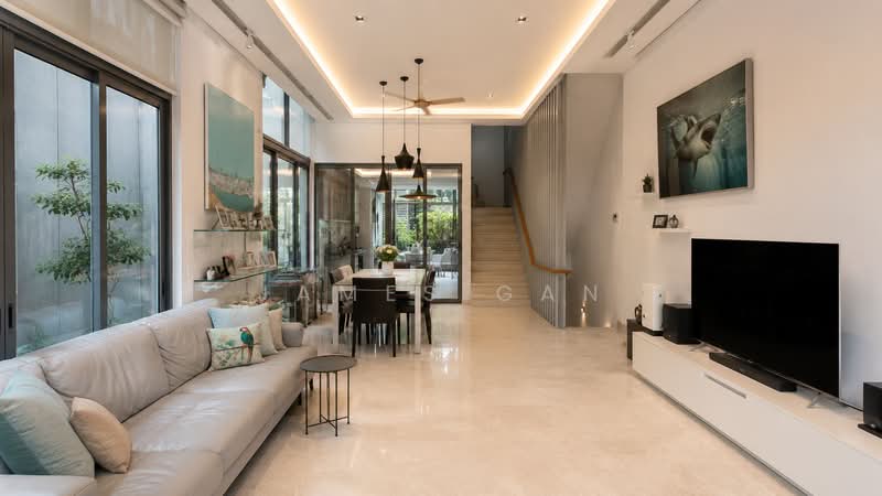 Seven Crescent, Crescent Road, 4 Bedrooms, 4,639 sqft, Cluster House For Sale, by James Gan, 500196732 - Living Room - PropertyGuru.com.sg