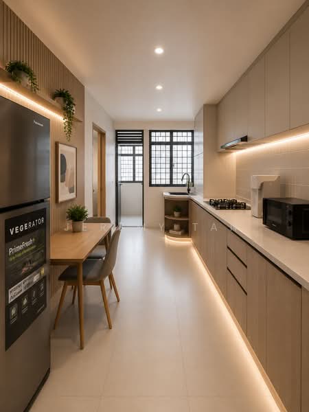 119 Lorong 1 Toa Payoh, 119 Lorong 1 Toa Payoh, 3 Bedrooms, 699 sqft, HDB Flat For Sale, by Jeremy Tan, 500196745 - Kitchen (Illustration) - PropertyGuru.com.sg