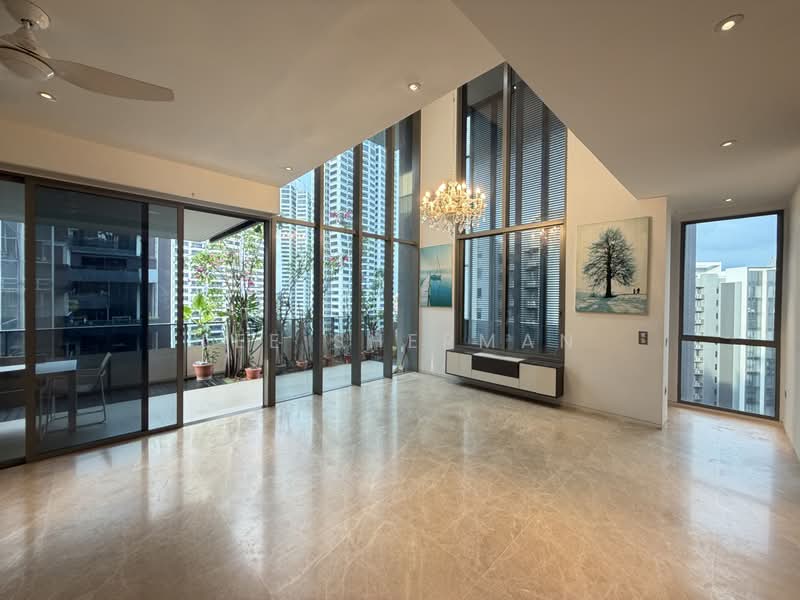 Leedon Residence, 6 Leedon Heights, 4 Bedrooms, 2,648 sqft, Condominium For Rent, by Lee Sherman, 500196790 - Living Room - PropertyGuru.com.sg