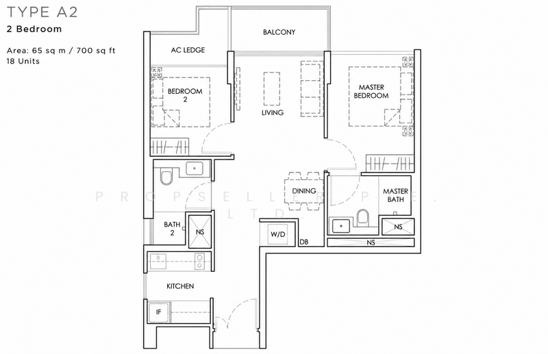 Mont Botanik Residence, 2L Jalan Remaja, 2 Bedrooms, 700 sqft, Condominium For Sale, by Wes Teo, 500196795 - PropertyGuru.com.sg