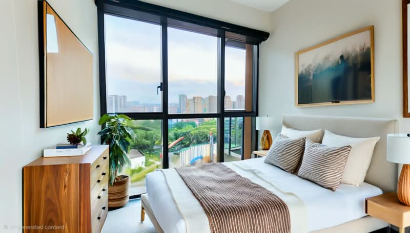 AMO Residence, 21 Ang Mo Kio Rise, 3 Bedrooms, 1,044 sqft, Condominium For Rent, by Wong Yun Yun, 500196840 - Bedroom - PropertyGuru.com.sg