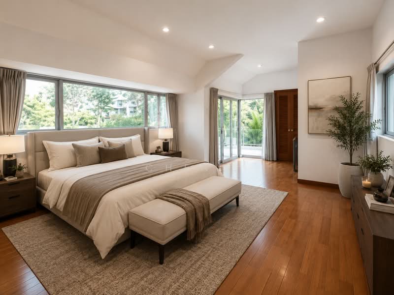 Extensive Variety of Landed House, Namly Crescent, 6 Bedrooms, 4,400 sqft, Semi-Detached House For Rent, by CHEN ., 500196861 - Master Bedroom - PropertyGuru.com.sg