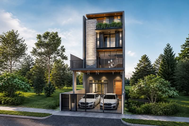 ☎️ D27 Jalan Sankam, TOP New Freehold 3.5 Storey with Lift 🌊 Serene enclave, Seaside & Park nearby!, Jalan Sankam, 6 Bedrooms, 4,834 sqft, Terraced House For Sale, by Osborn Yeo, 500196871 - Exterior - PropertyGuru.com.sg
