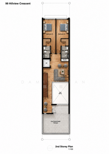 ⭐️JUST TOP⭐️RARE BRAND NEW 3.5-STY TERRACE NEAR HILLVIEW MRT STN⭐️MASSIVE BUILT-UP W/ 6 BEDROOMS⭐️, Hillview Crescent Jalan Remaja Gumilang Chu Lin Yen Dermawan Intan Zamrud Elizabeth Phoenix Hazel Park Cashew Chestnut Almond Suasa Pakis Emas Urai Asas Tekad Siap Tumpu Uji Shamah Selanting Layang Kakatua Merbok Yuk Tong Kismis Eng Kong Toh Tuck Tin, 6 Bedrooms, 7,240 sqft, Terraced House For Sale, by Damian Tan 陈係赈, 500196875 - PropertyGuru.com.sg