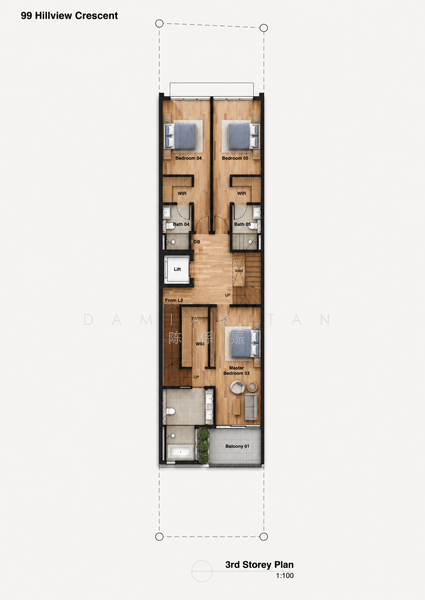 ⭐️JUST TOP⭐️RARE BRAND NEW 3.5-STY TERRACE NEAR HILLVIEW MRT STN⭐️MASSIVE BUILT-UP W/ 6 BEDROOMS⭐️, Hillview Crescent Jalan Remaja Gumilang Chu Lin Yen Dermawan Intan Zamrud Elizabeth Phoenix Hazel Park Cashew Chestnut Almond Suasa Pakis Emas Urai Asas Tekad Siap Tumpu Uji Shamah Selanting Layang Kakatua Merbok Yuk Tong Kismis Eng Kong Toh Tuck Tin, 6 Bedrooms, 7,240 sqft, Terraced House For Sale, by Damian Tan 陈係赈, 500196875 - PropertyGuru.com.sg