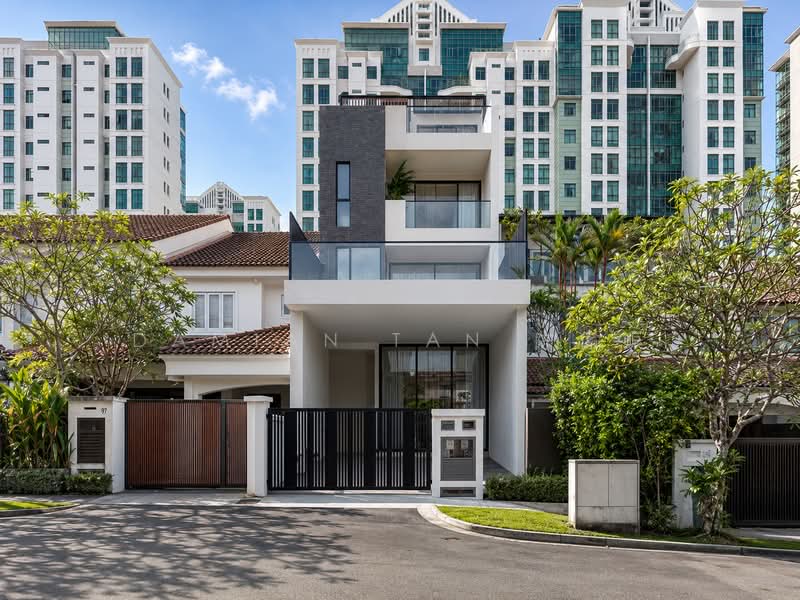 ⭐️JUST TOP⭐️RARE BRAND NEW 3.5-STY TERRACE NEAR HILLVIEW MRT STN⭐️MASSIVE BUILT-UP W/ 6 BEDROOMS⭐️, Hillview Crescent Jalan Remaja Gumilang Chu Lin Yen Dermawan Intan Zamrud Elizabeth Phoenix Hazel Park Cashew Chestnut Almond Suasa Pakis Emas Urai Asas Tekad Siap Tumpu Uji Shamah Selanting Layang Kakatua Merbok Yuk Tong Kismis Eng Kong Toh Tuck Tin, 6 Bedrooms, 7,240 sqft, Terraced House For Sale, by Damian Tan 陈係赈, 500196875 - Front Facade - PropertyGuru.com.sg