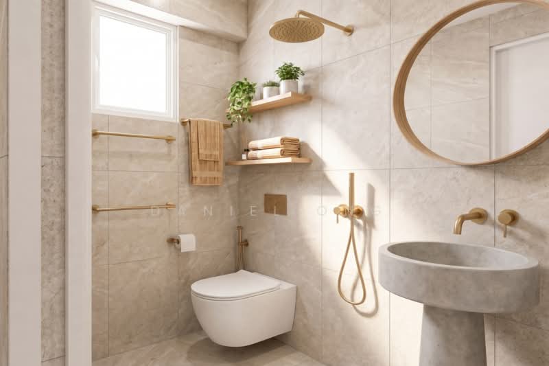 102 Serangoon North Avenue 1, 102 Serangoon North Avenue 1, 2 Bedrooms, 818 sqft, HDB Flat For Sale, by Daniel Ong, 500196956 - Bathroom - PropertyGuru.com.sg