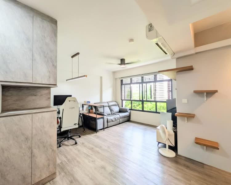 114B Alkaff Crescent, 114B Alkaff Crescent, 2 Bedrooms, 732 sqft, HDB Flat For Sale, by Carina Teo, 500196968 - Living Room - PropertyGuru.com.sg