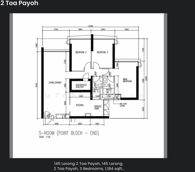 145 Lorong 2 Toa Payoh, 145 Lorong 2 Toa Payoh, 3 Bedrooms, 1,184 sqft, HDB Flat For Sale, by Michelle Tan, 500197020 - PropertyGuru.com.sg