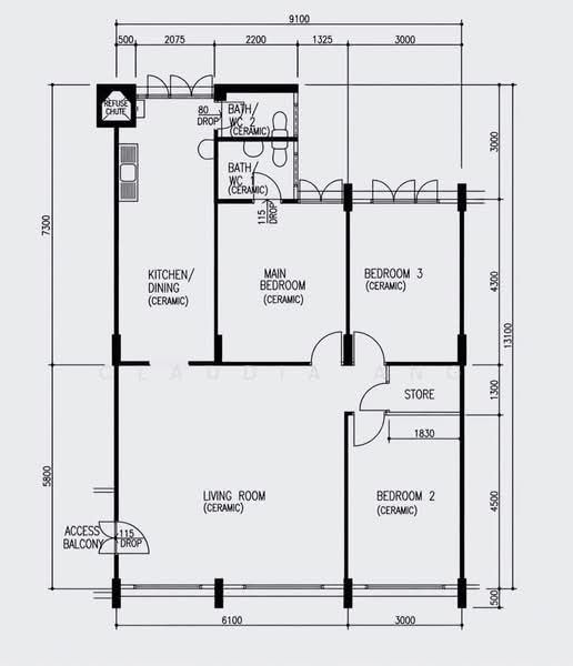 253 Yishun Ring Road, 253 Yishun Ring Road, 3 Bedrooms, 1,119 sqft, HDB Flat For Sale, by Claudia Ang, 500197046 - PropertyGuru.com.sg