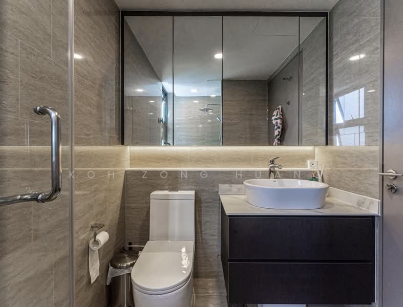 Waterwoods, Punggol Field Walk, 4 Bedrooms, 1,281 sqft, Executive Condominium For Sale, by Koh Zong Huang, 500197047 - Bathroom - PropertyGuru.com.sg