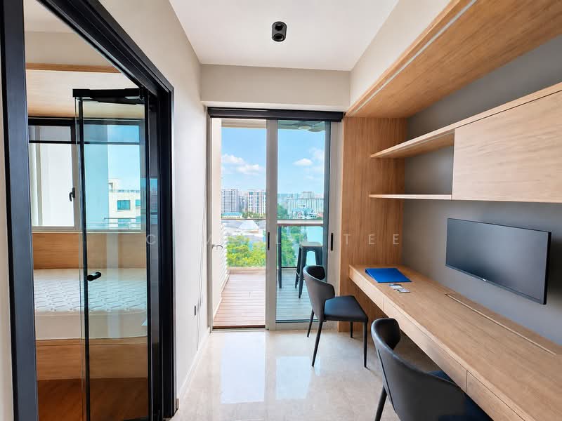 Haig 162, 162 Haig Road, 1 Bedroom, 409 sqft, Condominium For Sale, by Camille Tee, 500197084 - Living Room aka Study Area - PropertyGuru.com.sg