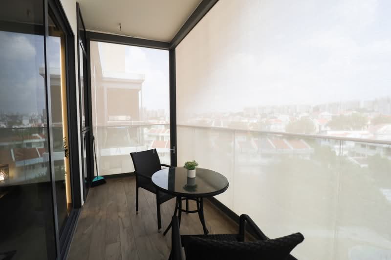 The Gazania, 5 How Sun Drive, 2 Bedrooms, 700 sqft, Condominium For Sale, by Matthew Lam, 500197100 - Balcony - PropertyGuru.com.sg