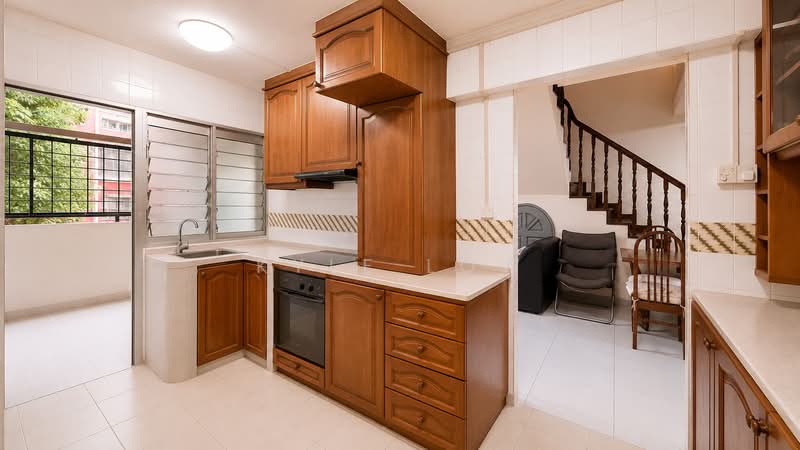 221 Hougang Street 21, 221 Hougang Street 21, 3 Bedrooms, 1,593 sqft, HDB Flat For Sale, by Kyle Low, 500197123 - Kitchen - PropertyGuru.com.sg