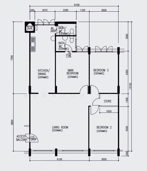 253 Yishun Ring Road, 253 Yishun Ring Road, 3 Bedrooms, 1,119 sqft, HDB Flat For Sale, by Brandon Wee, 500197156 - PropertyGuru.com.sg
