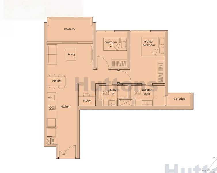 The Panorama, 8 Ang Mo Kio Ave 2, 2 Bedrooms, 797 sqft, Condominium For Rent, by Joey Ng, 500197171 - PropertyGuru.com.sg
