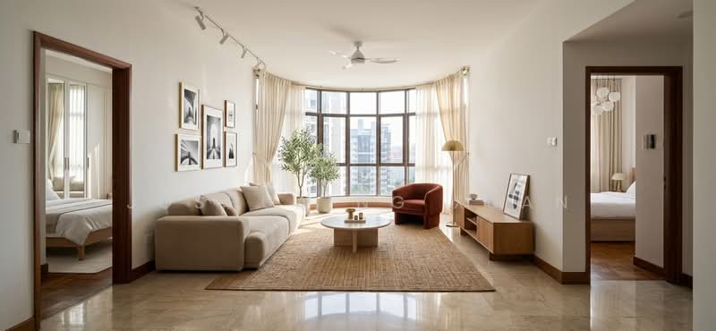 Parc Oasis, 53 Jurong East Avenue 1, 3 Bedrooms, 1,227 sqft, Condominium For Sale, by Joshua Ng Xuan, 500197187 - Living Room - PropertyGuru.com.sg