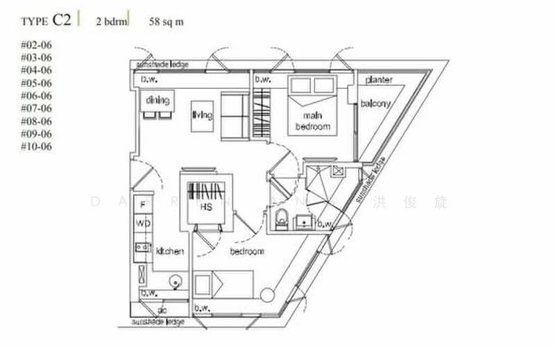 Airstream, 26 St Michael's Road, 2 Bedrooms, 624 sqft, Condominium For Sale, by Darren Ang 洪俊旋, 500197205 - PropertyGuru.com.sg