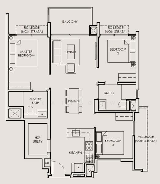 New Launch Off Upper Bukit Timah Road, Jalan Jurong Kechil, 3 Bedrooms, 872 sqft, Condominium For Sale, by Kate Gow, 500197229 - PropertyGuru.com.sg