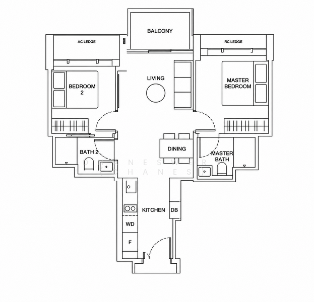 The Reserve Residences, 9 Jalan Anak Bukit, Clementi Park / Upper Bukit Timah, 2 Bedrooms, 657 sqft, Condominium For Sale, by Dhaneswery (Dhanes), 500197273 - PropertyGuru.com.sg
