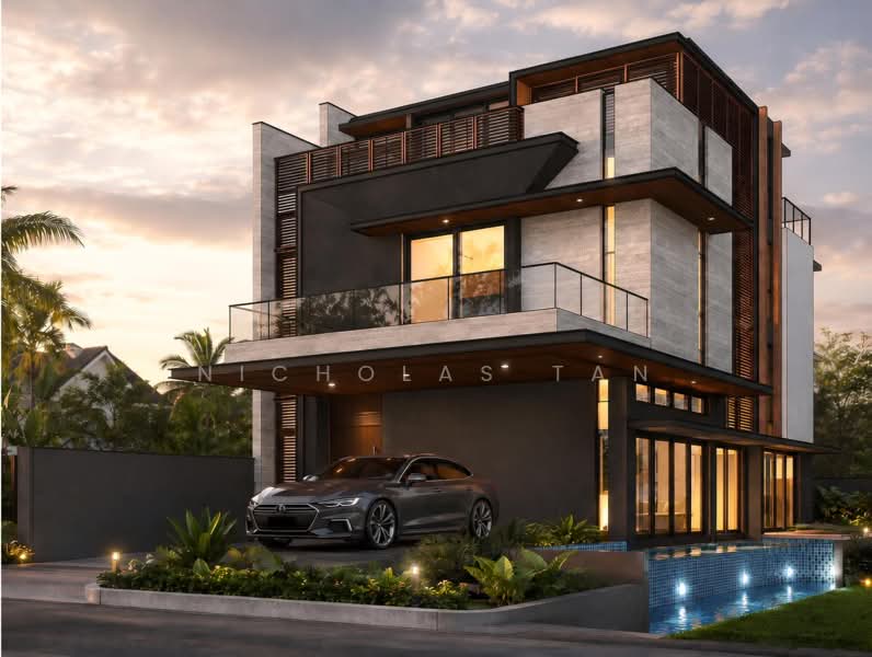 jalan selaseh, Jalan Selaseh, 6 Bedrooms, 9,360 sqft, Semi-Detached House For Sale, by Nicholas Tan, 500197335 - Exterior - PropertyGuru.com.sg