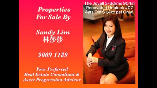 The Jovell, 19 Flora Drive, 3 Bedrooms, 904 sqft, Condominium For Sale, by Sandy Lim 林莎莎, 500197382 - PropertyGuru.com.sg