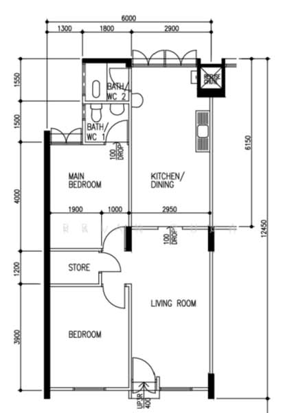233 Ang Mo Kio Avenue 3, 233 Ang Mo Kio Avenue 3, 2 Bedrooms, 721 sqft, HDB Flat For Sale, by Brian Chua, 500197388 - PropertyGuru.com.sg
