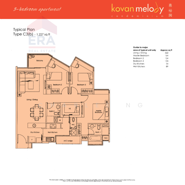Kovan Melody, 17 Kovan Road, 3 Bedrooms, 1,227 sqft, Condominium For Sale, by Charlee Ng, 500197413 - PropertyGuru.com.sg