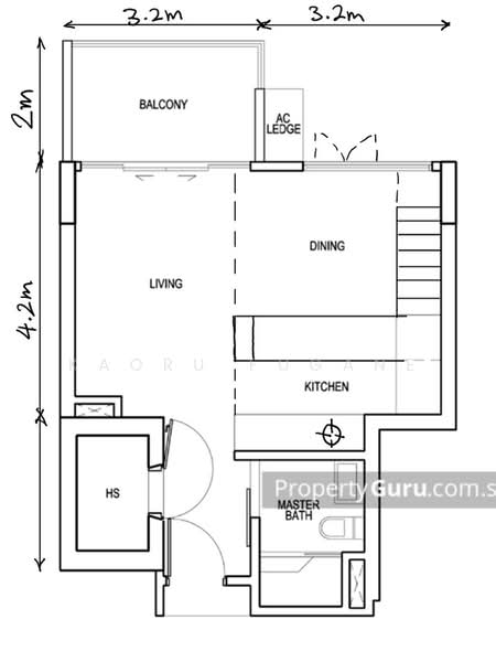 Euhabitat, 220 Jalan Eunos, 1 Bedroom, 517 sqft, Condominium For Rent, by Kaoru Fugane, 500197424 - PropertyGuru.com.sg