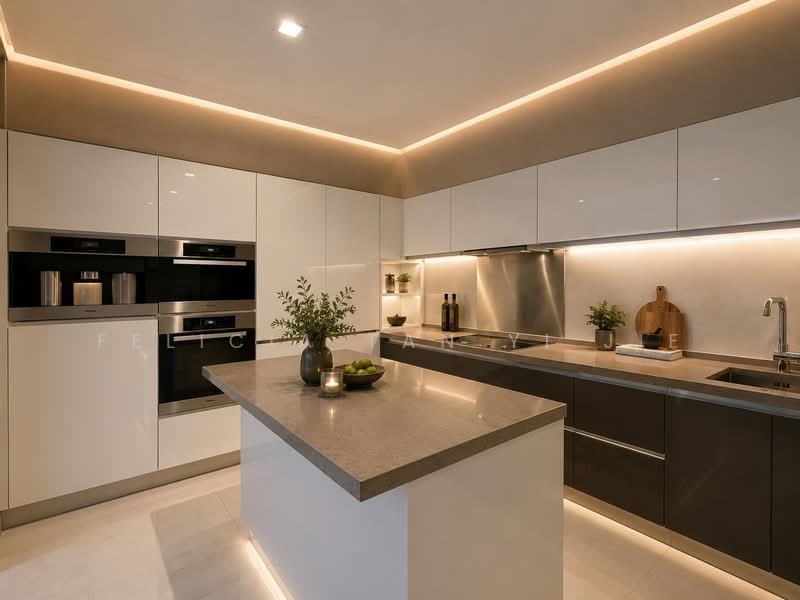 Residences @ Emerald Hill, 119 Emerald Hill Road, 6 Bedrooms, 5,791 sqft, Town House For Sale, by Felicia Tan Yi Jie, 500197484 - Kitchen - PropertyGuru.com.sg