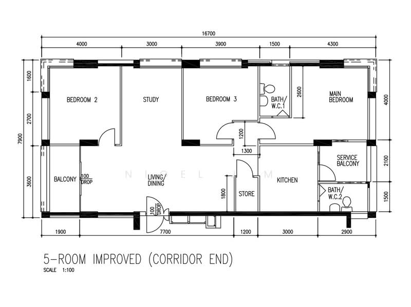 515 Jelapang Road, 515 Jelapang Road, 3 Bedrooms, 1,324 sqft, HDB Flat For Sale, by Nigel J M, 500197516 - PropertyGuru.com.sg