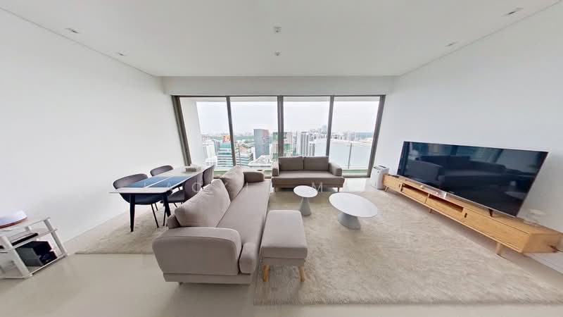 Scotts Square, 8 Scotts Road, 3 Bedrooms, 1,236 sqft, Condominium For Rent, by Jackie Mang, 500197522 - Living Room - PropertyGuru.com.sg