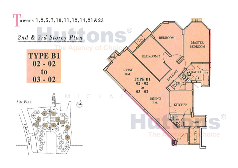 Villa Marina, 21 Jalan Sempadan, East Coast / Marine Parade, 3 Bedrooms, 1,249 sqft, Condominium For Sale, by Mickael Ng, 500197535 - PropertyGuru.com.sg