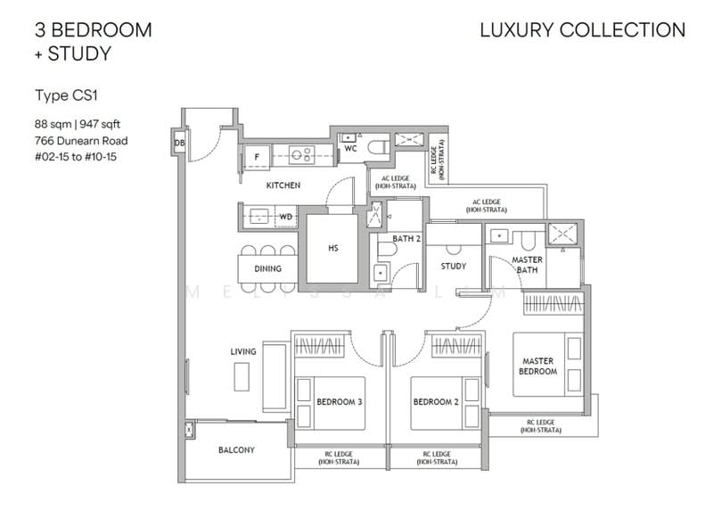 Dunearn House, 760 Dunearn Road, 3 Bedrooms, 947 sqft, Condominium For Sale, by Melissa Lim, 500197549 - PropertyGuru.com.sg