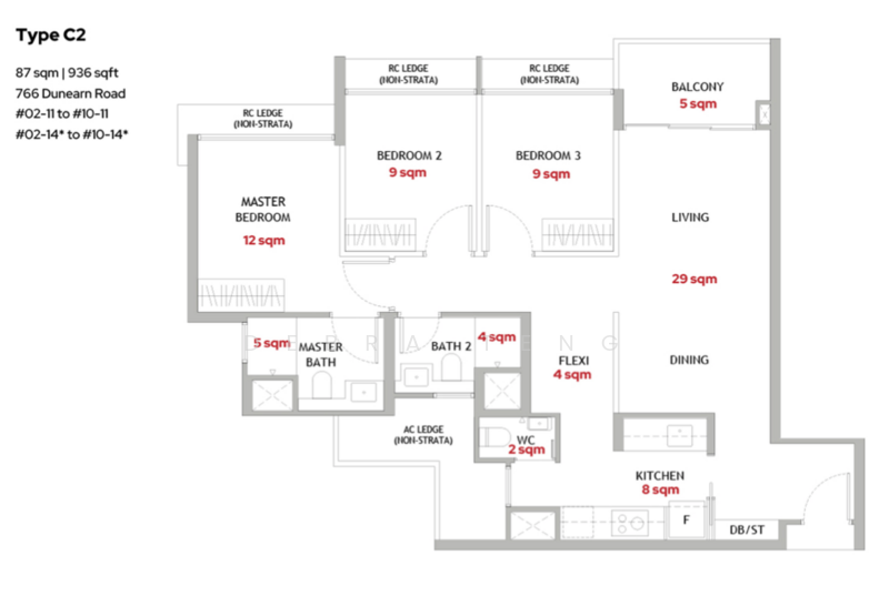 Dunearn House, 760 Dunearn Road, 3 Bedrooms, 872 sqft, Condominium For Sale, by Debra Teng, 500197564 - PropertyGuru.com.sg