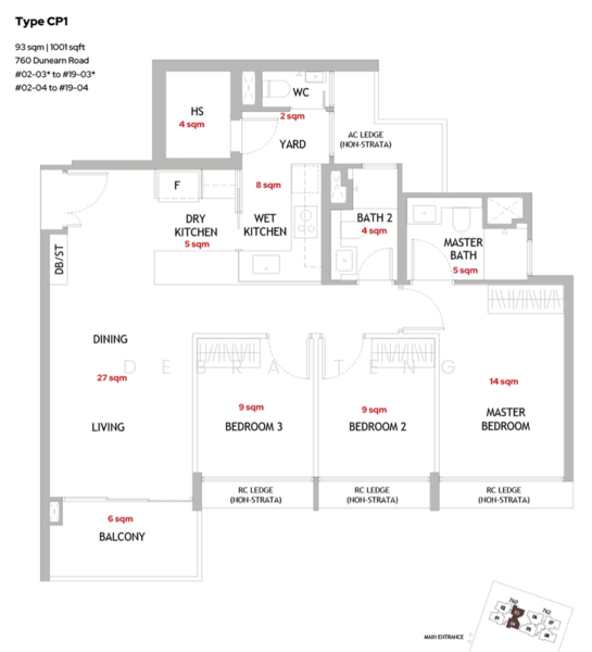 Dunearn House, 760 Dunearn Road, 3 Bedrooms, 872 sqft, Condominium For Sale, by Debra Teng, 500197564 - PropertyGuru.com.sg
