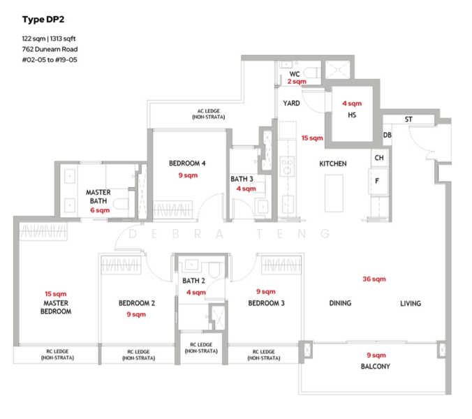 Dunearn House, 760 Dunearn Road, 4 Bedrooms, 1,184 sqft, Condominium For Sale, by Debra Teng, 500197590 - PropertyGuru.com.sg