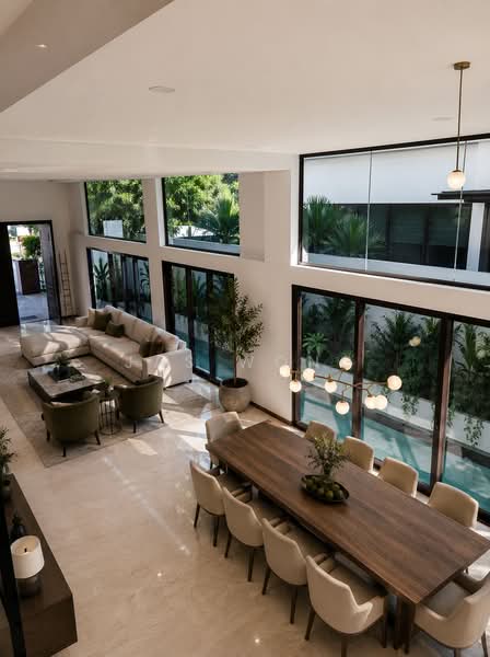 Brand New | Freehold D10 Tanglin | 6+1 Bedrooms + Pte Lift + Lap Pool, Tanglin / Holland / Bukit Timah, 7 Bedrooms, 7,500 sqft, Semi-Detached House For Sale, by Jas Wong, 500197597 - Living Room - PropertyGuru.com.sg