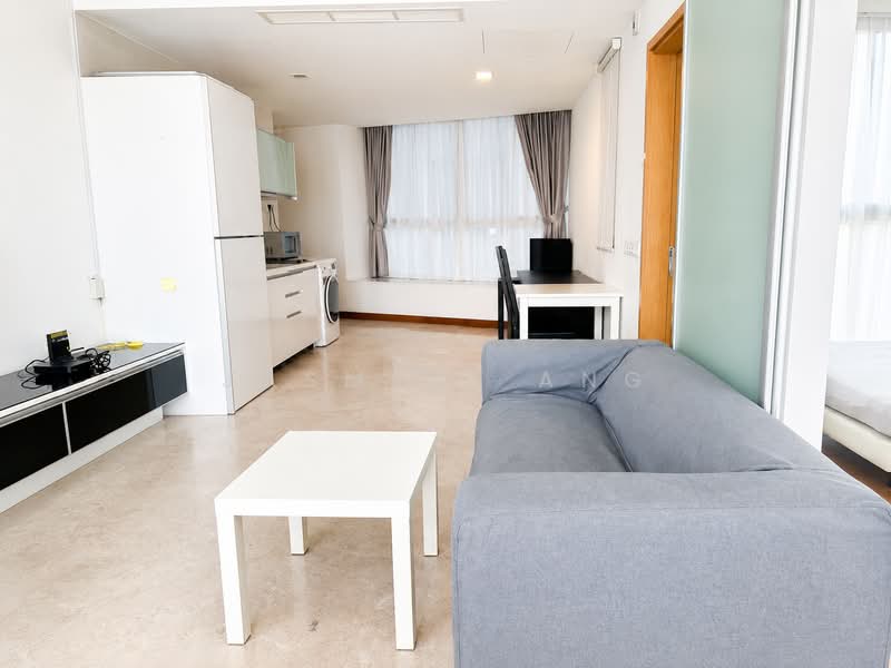 Tribeca by the Waterfront, 60 Kim Seng Road, 1 Bedroom, 570 sqft, Condominium For Rent, by Jasmine Ang, 500197613 - Living Room - PropertyGuru.com.sg