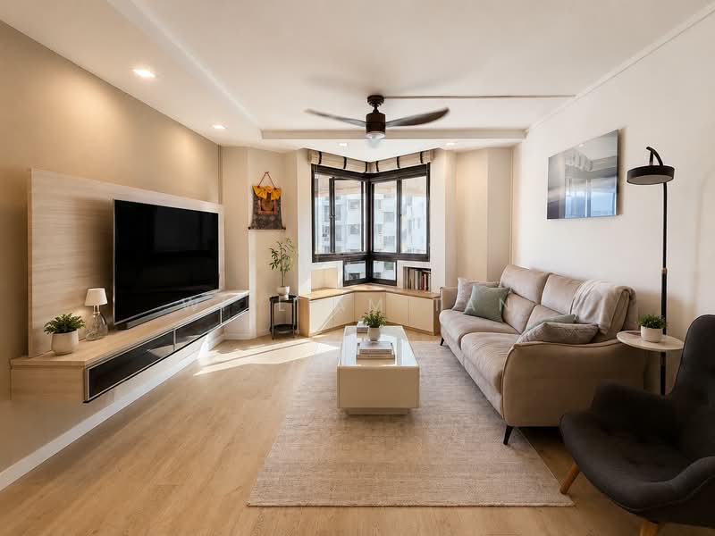 38 Cambridge Road, 38 Cambridge Road, 3 Bedrooms, 1,087 sqft, HDB Flat For Sale, by William Tan, 500197634 - Living Room - PropertyGuru.com.sg
