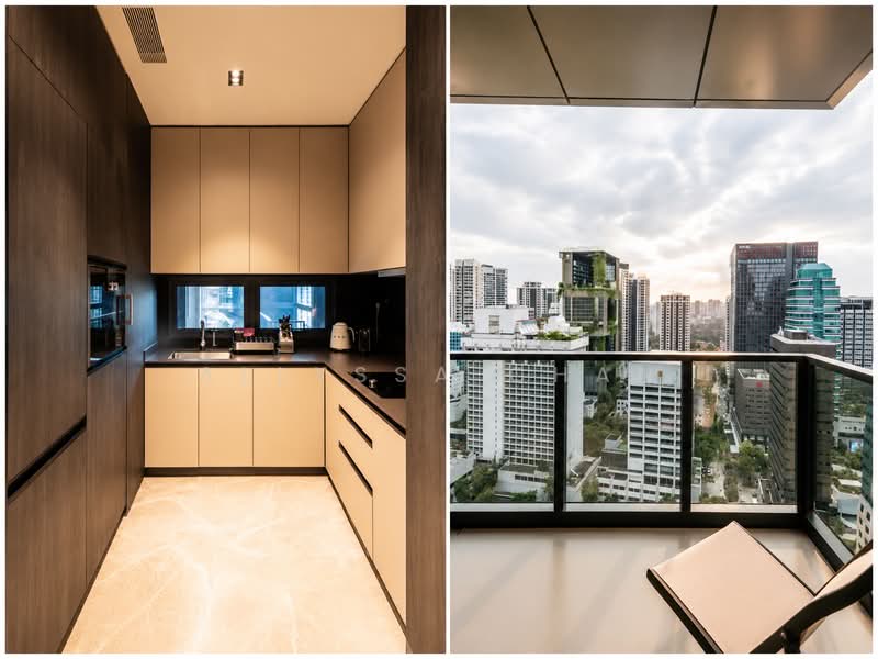 3 Cuscaden, 3 Cuscaden Walk, 2 Bedrooms, 764 sqft, Condominium For Rent, by Allyssa Chan, 500197666 - Kitchen - PropertyGuru.com.sg