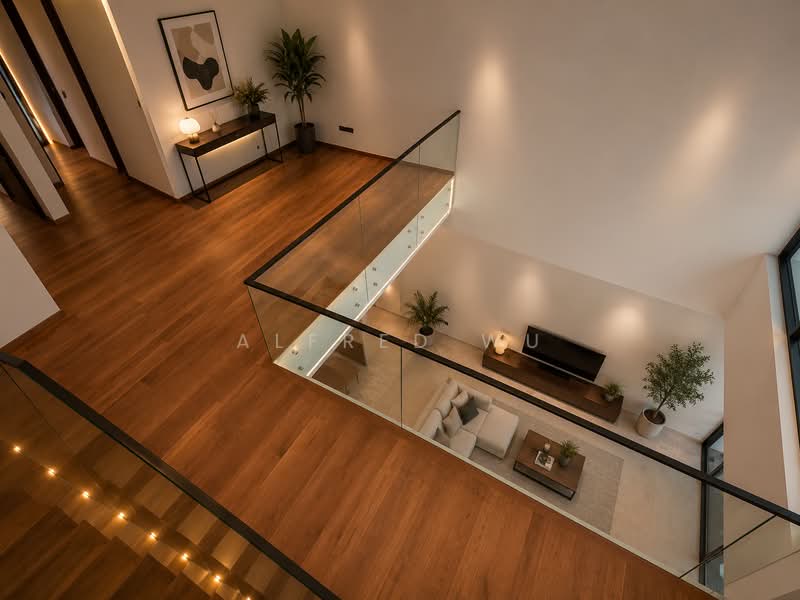 ✨ BRAND NEW FREEHOLD TERRACE @ HILLVIEW CRESCENT ✨, , 6 Bedrooms, 7,240 sqft, Terraced House For Sale, by Alfred Wu, 500197707 - Living Room - PropertyGuru.com.sg