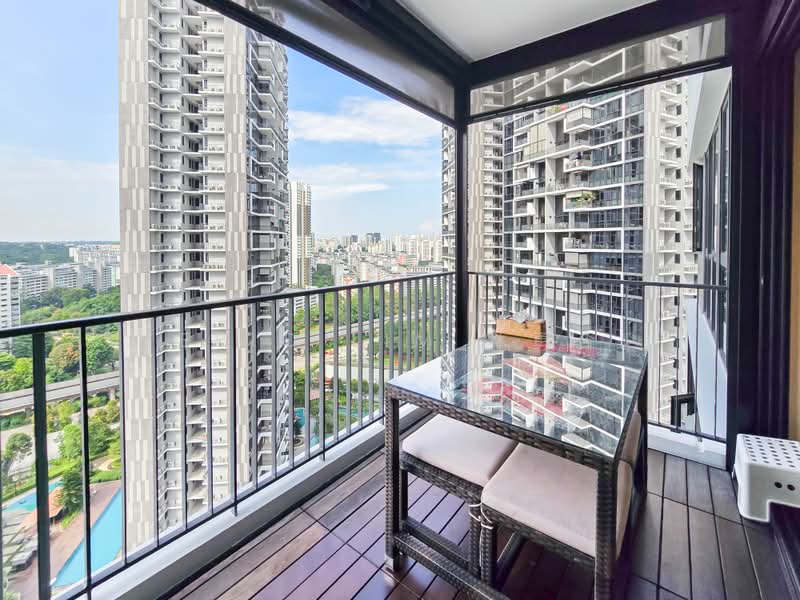The Trilinq, 28B Jalan Lempeng, 4 Bedrooms, 1,109 sqft, Condominium For Sale, by Eric Lim 林勇合, 500197712 - Balcony - PropertyGuru.com.sg