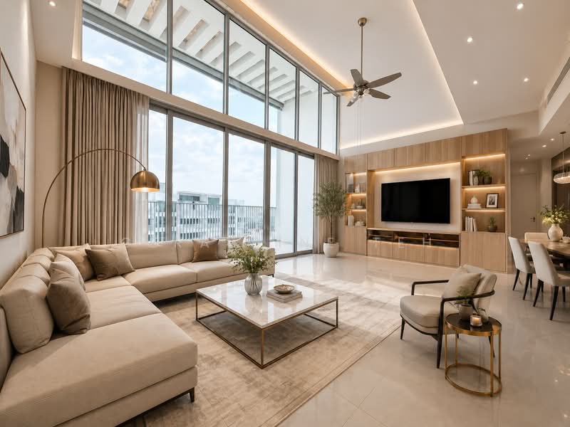 Optima @ Tanah Merah, 78 Tanah Merah Kechil Avenue, 3 Bedrooms, 1,959 sqft, Apartment For Sale, by Geraldine Teh, 500197713 - Living Room - PropertyGuru.com.sg